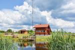Domki – Wieś zagroda Coziness w regionie Troki, na Litwie